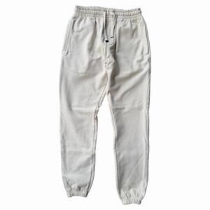 Talentless Heavyweight Cotton Sweatpants Elastic Waistband Drawstring Ivory Med.